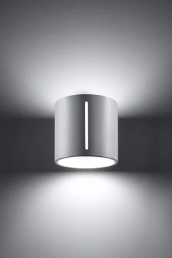 Wandleuchte Up Down Metall Weiß H: 10 cm klein G9 indirekt