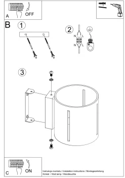 Wandleuchte Up Down Metall Weiß H: 10 cm klein G9 indirekt