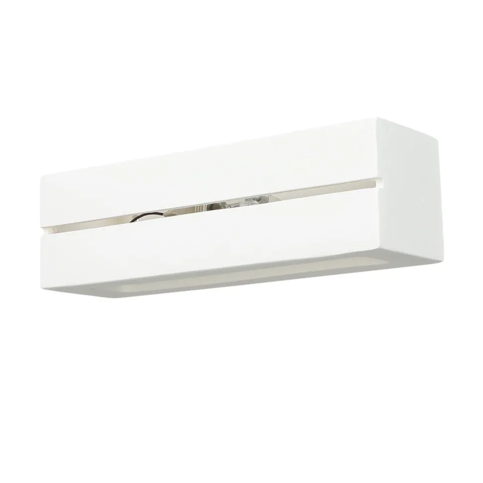 Wandleuchte Weiß eckig