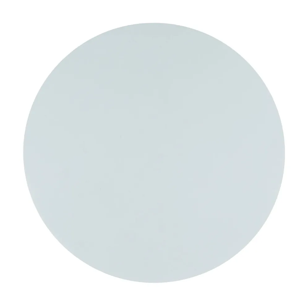 Wandleuchte Weiß Metall Ø 40 cm rund flach Modern