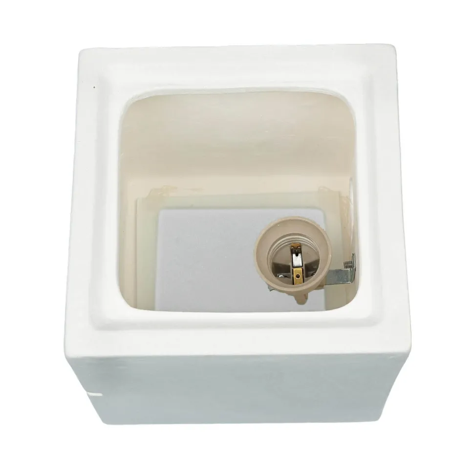 Wandleuchte Weiß Würfel