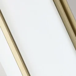 Wandleuchte 2x E27 in Messing Creme Glas Metall SHOJI