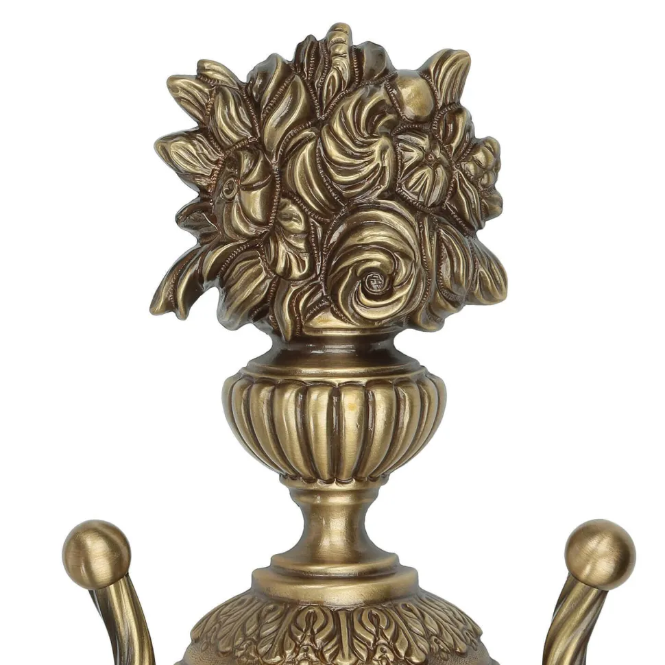 Wandleuchter 2-flmg Weiß aus Echt-Messing