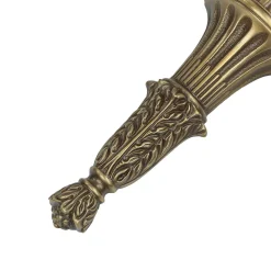 Wandleuchter 2-flmg Weiß aus Echt-Messing