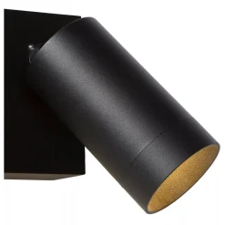 Wandspot Bewegungsmelder flexibel Schwarz GU10 B:18 cm