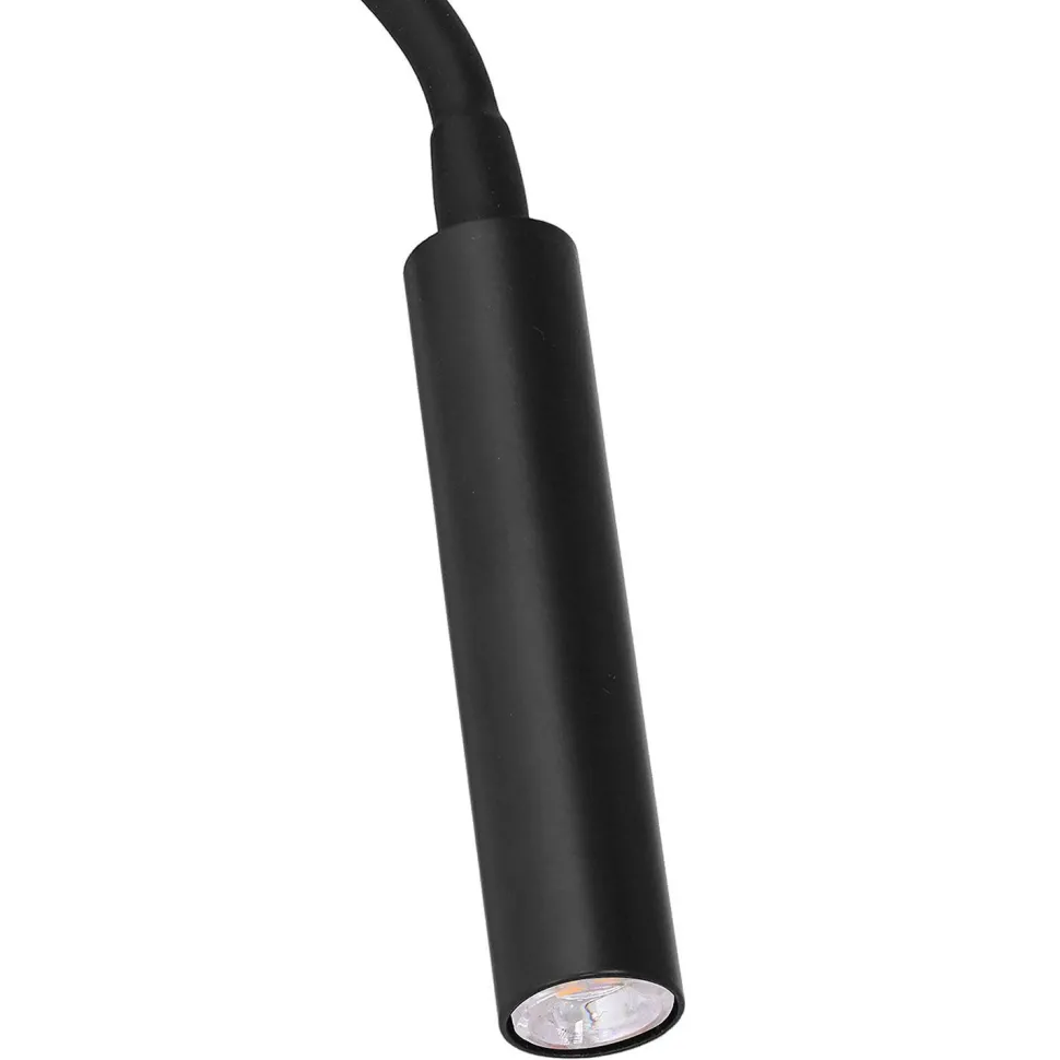 Wandspot Metall G9 akzentuiert T:35 cm Flexarm Schwarz