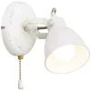 Wandspot mit Schalter Shabby Chic E14 flexibel