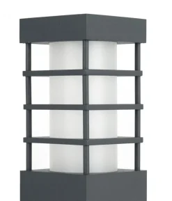 Wegeleuchte Anthrazit 25cm eckig IP54 blendarm