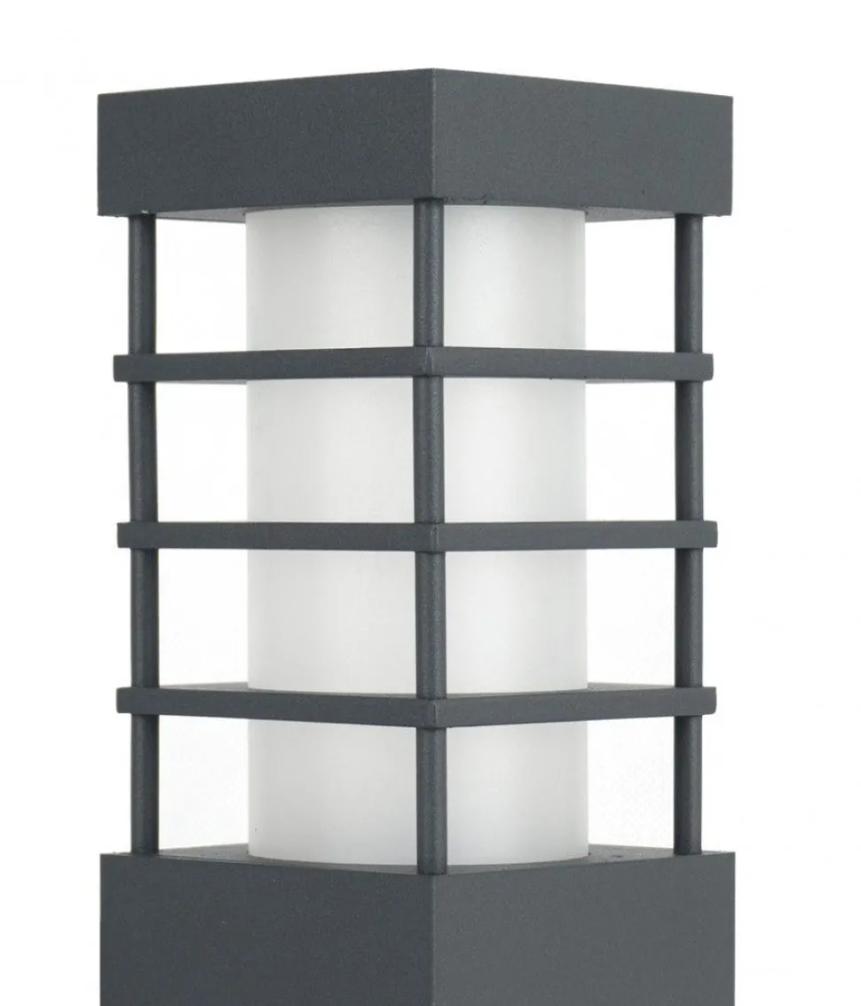 Wegeleuchte Anthrazit eckig 75 cm IP54 E27 Modern