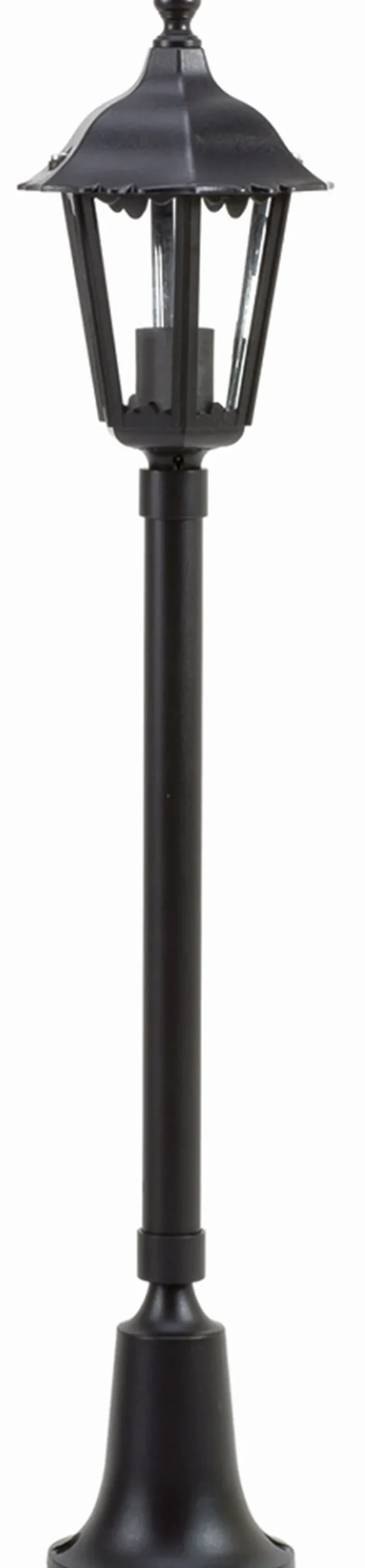Wegeleuchte außen E27 Schwarz 75 cm IP43 regengeschützt