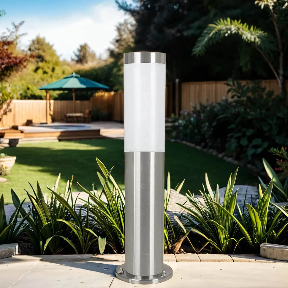 Wegeleuchte Außen Edelstahl IP44 Garten Pollerleuchte