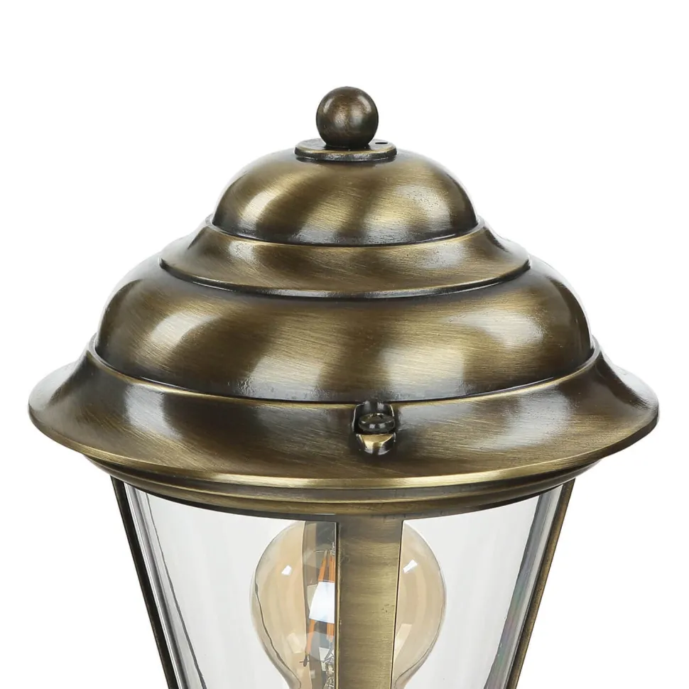 Wegeleuchte außen Messing 100 cm Rustikal in Antik E27