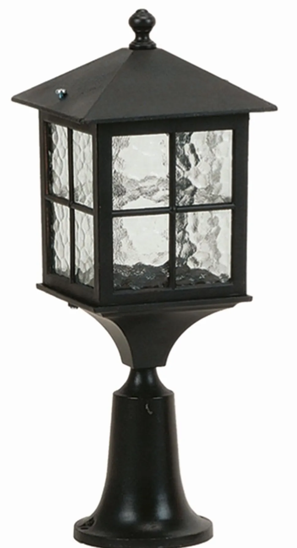 Wegeleuchte außen Schwarz 46cm IP43 Rustikal