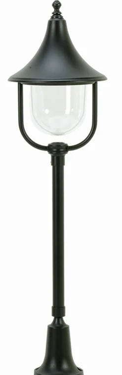 Wegeleuchte außen Schwarz 87cm IP43 Aluminium Rustikal