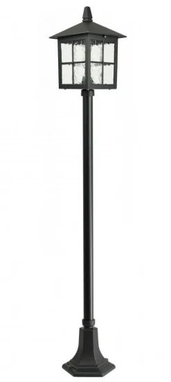 Wegeleuchte BAARLE Schwarz IP43 Aluminium 156cm