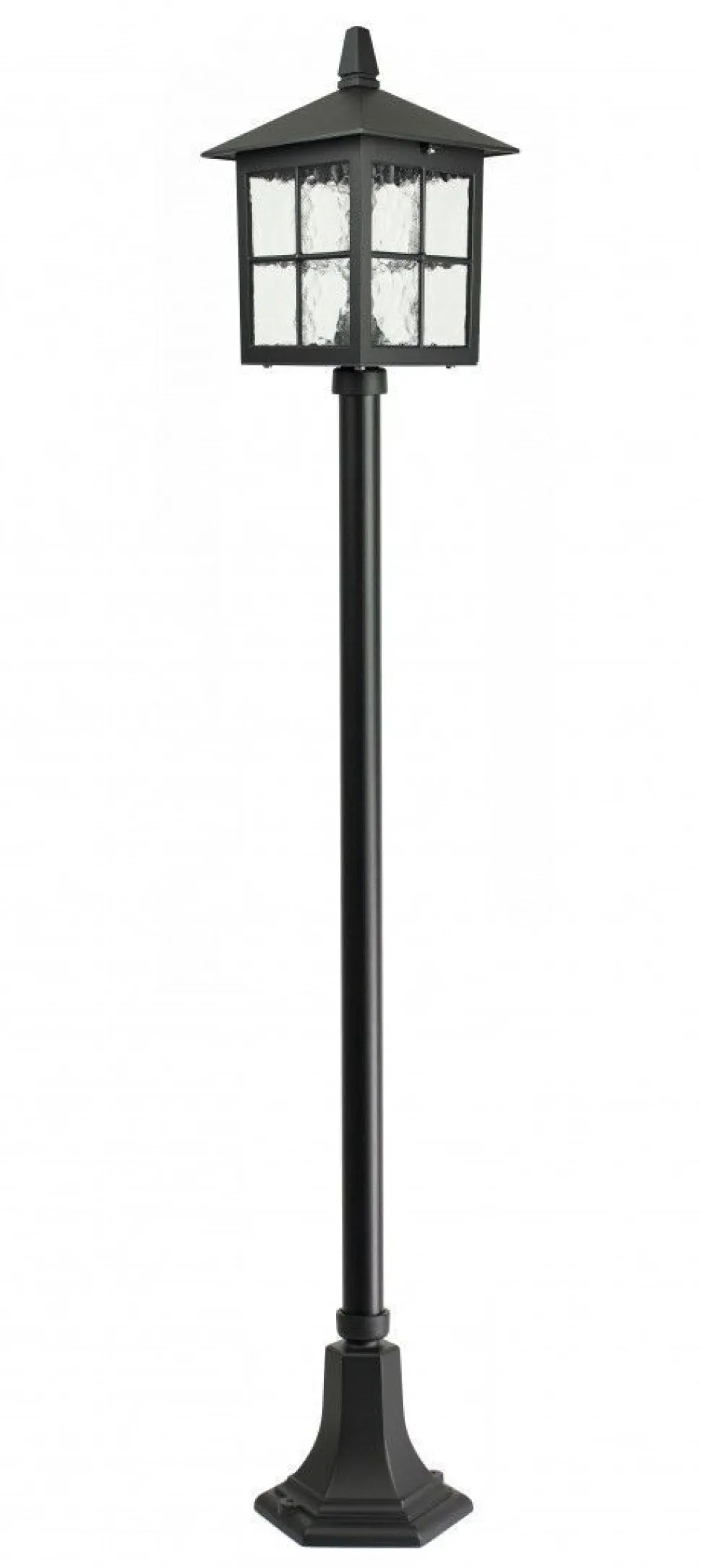 Wegeleuchte BAARLE Schwarz IP43 Aluminium 156cm