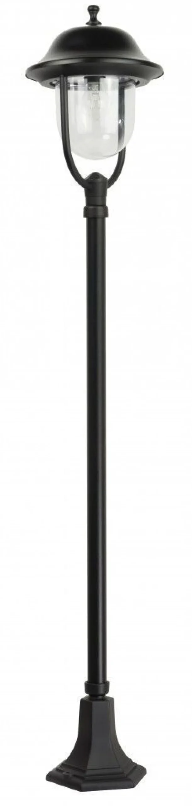 Wegeleuchte 167cm Rustikal E27 IP43 Schwarz