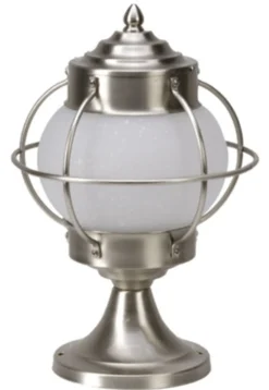 Wegeleuchte Echt-Messing Glas 30 cm hoch IP43 E27