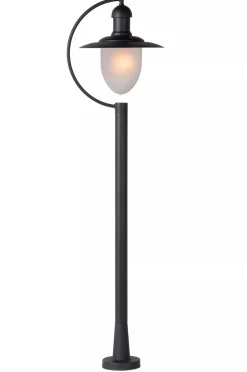 Wegeleuchte IP44 Metall Glas Schwarz 110 cm Garten