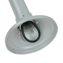 Wegeleuchte Messing in Grau 100 cm E27 Rustikal E27