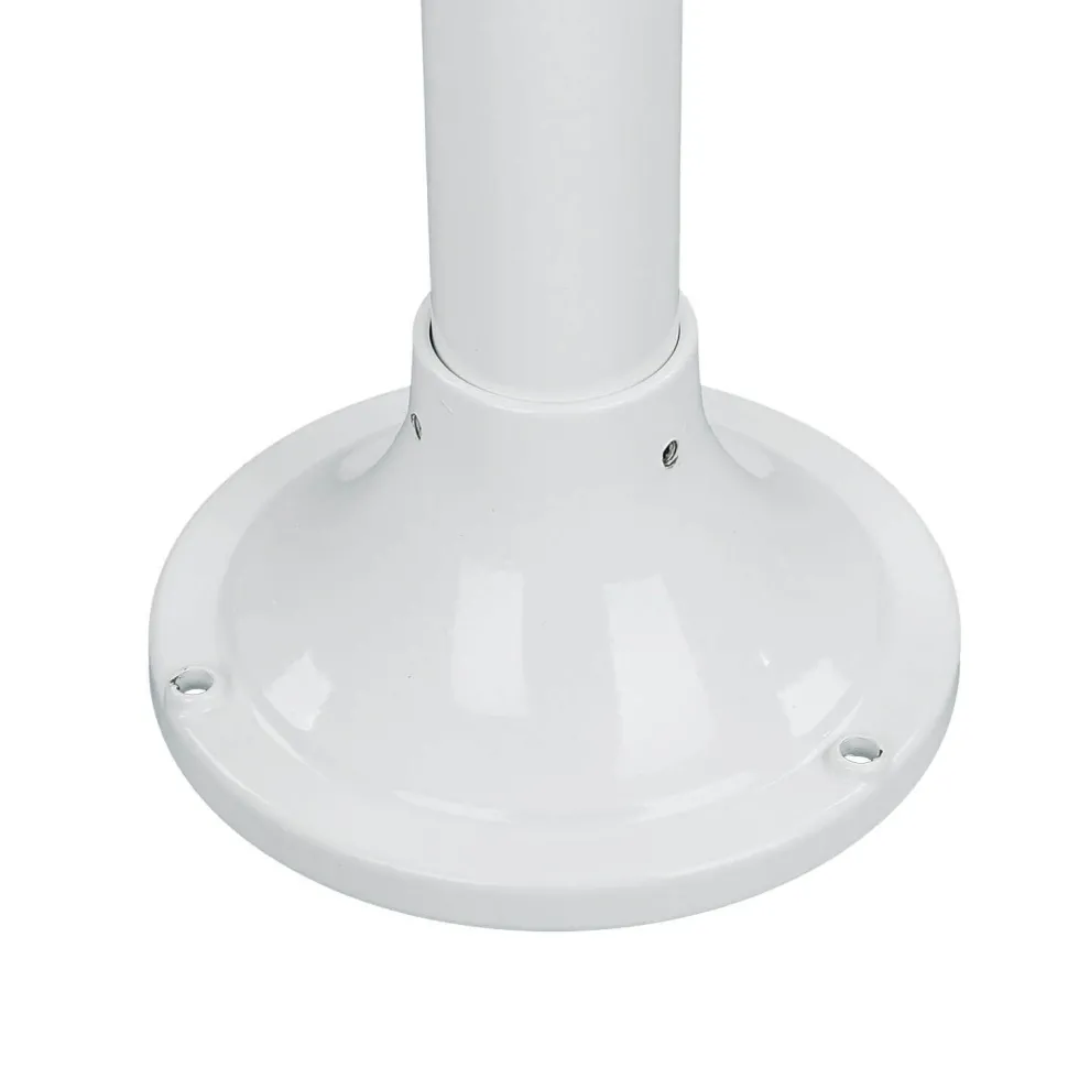 Wegeleuchte Messing massiv Weiß 100 cm Rustikal Garten