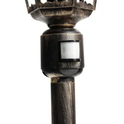 Wegeleuchte mit Bewegungsmelder in Schwarz Kupfer