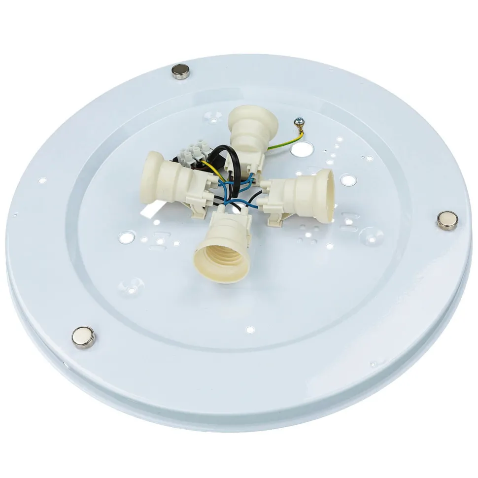 Weiße Deckenlampe Kinderzimmer WOLKI 4-flmg L62cm