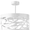 Weiße Deckenlampe Modern Metall Ferva