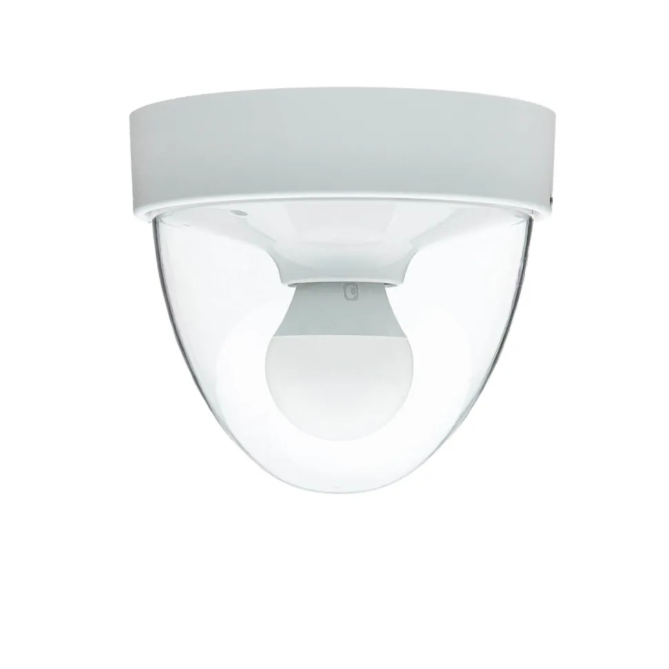 Weiße Deckenleuchte rund Ø18cm IP44 Modern E27