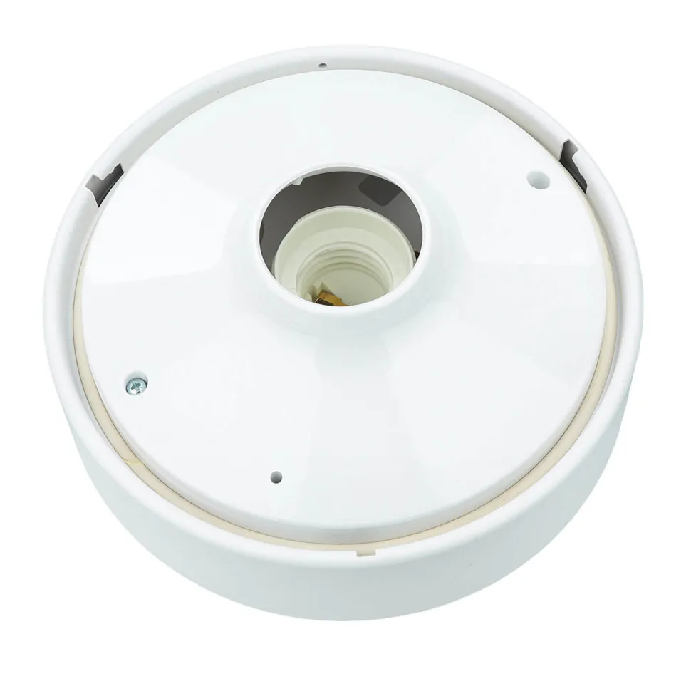 Weiße Deckenleuchte rund Ø18cm IP44 Modern E27