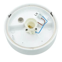 Weiße Deckenleuchte rund Ø18cm IP44 Modern E27