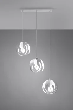 Weiße Hängelampe 3-flammig E27 Modern JOSTA