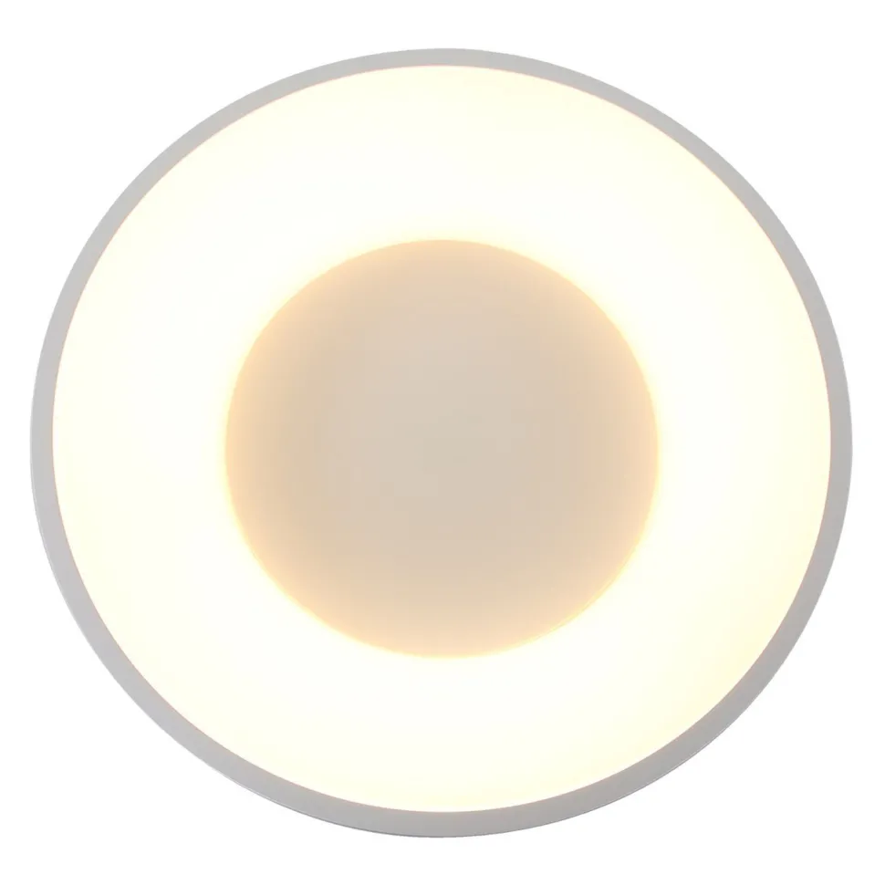 Weiße LED Deckenleuchte Metall Kunststoff 40 W 2700 K