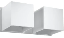 Weiße Wandlampe Up Down B:26cm 2x G9 Flur Wohnzimmer