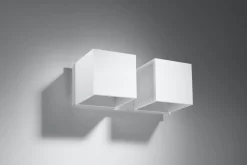 Weiße Wandlampe Up Down B:26cm 2x G9 Flur Wohnzimmer