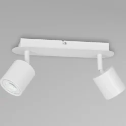 Weißer Deckenstrahler Metall länglich vielseitig