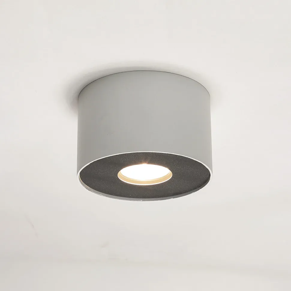 Weißer Deckenstrahler POINT Ø13cm H:9cm GU10 Modern