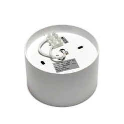 Weißer Deckenstrahler POINT Ø13cm H:9cm GU10 Modern