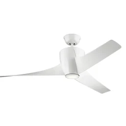 Weißer Deckenventilator mit Beleuchtung LED dimmbar Ø142cm