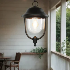 Wetterfeste Hängelampe außen IP43 Rustikal E27
