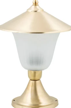 Wetterfeste Stehleuchte Messing Rustikal H:29cm