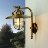 Wetterfeste Wandlampe KAVALA Messing Maritim außen