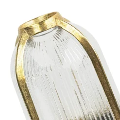 Wetterfeste Wandlampe Messing Maritim IP64 außen