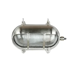 Wetterfeste Wandlampe SKIATHOS Nickel Maritim IP64