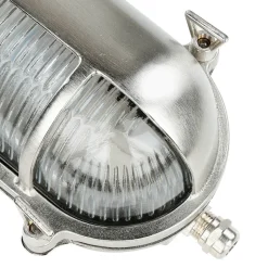 Wetterfeste Wandlampe SKIATHOS Nickel Maritim IP64