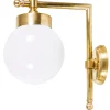 Wetterfeste Wandlampe VERIA Messing Klassisch IP43
