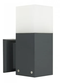 Wetterfeste Wandleuchte Anthrazit IP44 blendarm