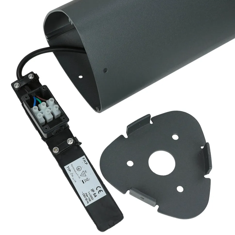 Wetterfeste Wegeleuchte Anthrazit 50cm blendarm