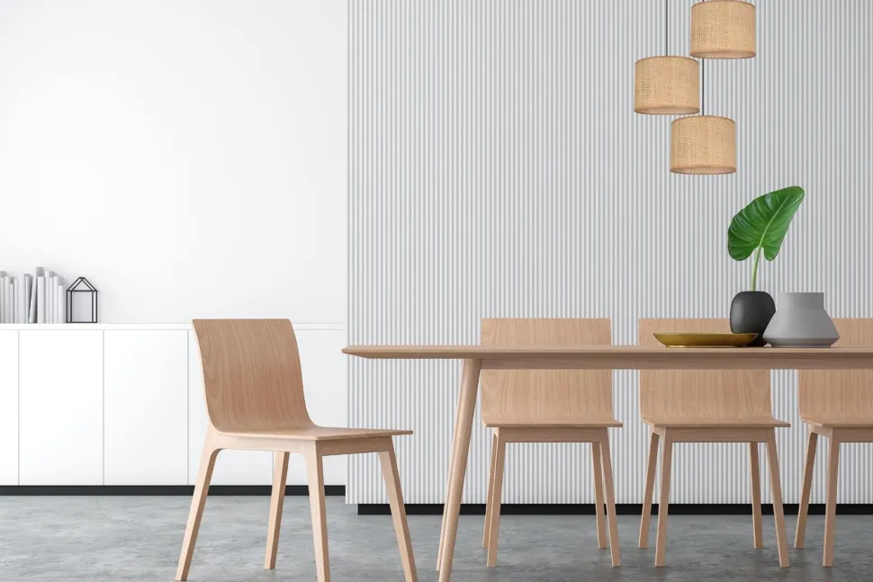 Wohnliche Hängelampe Rattan Braun E27 Ø45 cm 3-flammig