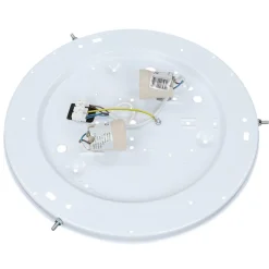 Wohnliche LED Deckenleuchte ARBARO in Eiche rund